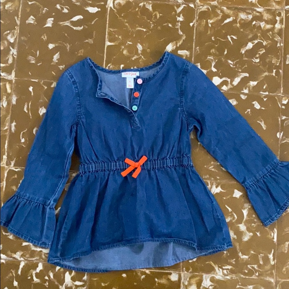 Cat & Jack Long Sleeve denim shirt